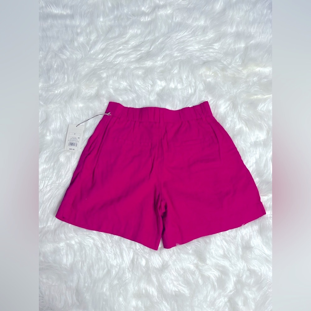 A New Day pink linen shorts, size 2, CB88 - Picture 2 of 7